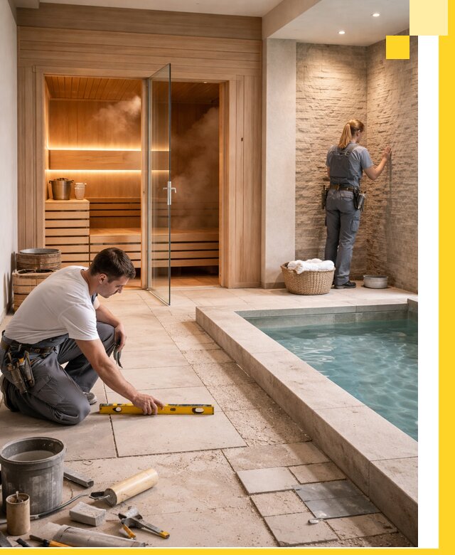 Комплексный дизайн и отделка интерьеров SPA под ключ в Горячем Ключе